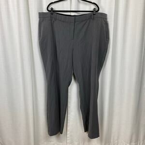Lane Bryant Gray The Houston Trouser Pant Sz.28L NWT